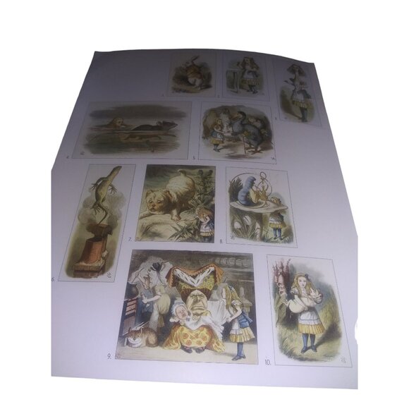 Alice in Wonderland Coloring Book British Library Pomegranate Soft Cover - Picture 5 of 11